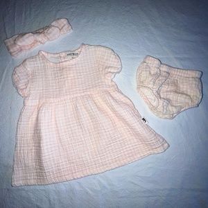Rabbit and Bear by Emily and Oliver 3 Piece Set 12 Months